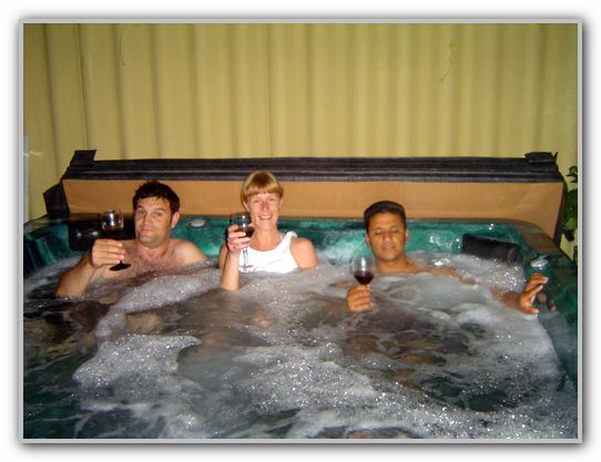 DJ Stevo & Shani in spa